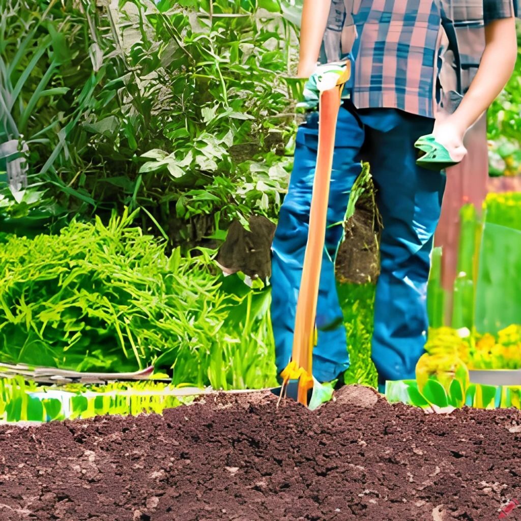 Mulch is used as recommended garden soil
